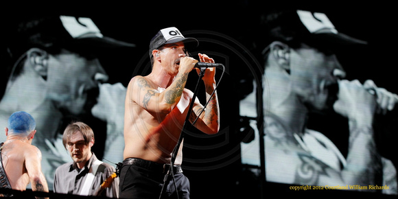 The Red Hot Chili Peppers at The Hangout Beach, Music, and Arts Festival of 2012.