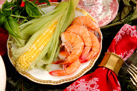 Vince Henderson's fresh gulf shrimp and corn on the cob