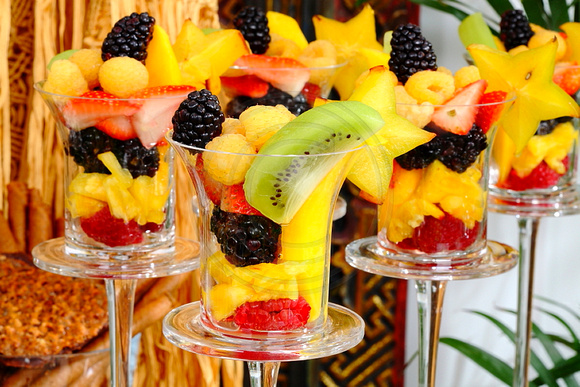 Vincent Henderson's fresh fruit desserts for the garden party - Zalea Magazine