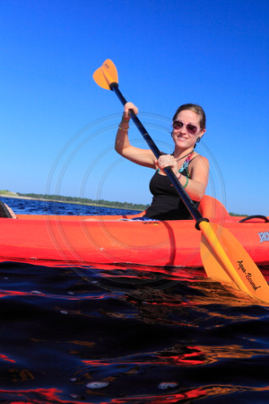 Kayaking on Lake Shelby at Alabama's Gulf State Park